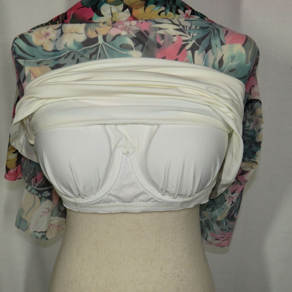 Coco Reef Floral Hawaiian Print Underwire Padded Tankini Swim Top Size 34C - Picture 5 of 6
